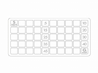 カード用裏面シール　50ポイントシール